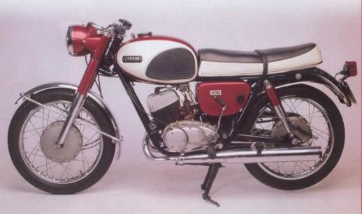 Yamaha YD3 touring version — the final derivative of the original Adler-inspired YD1 design